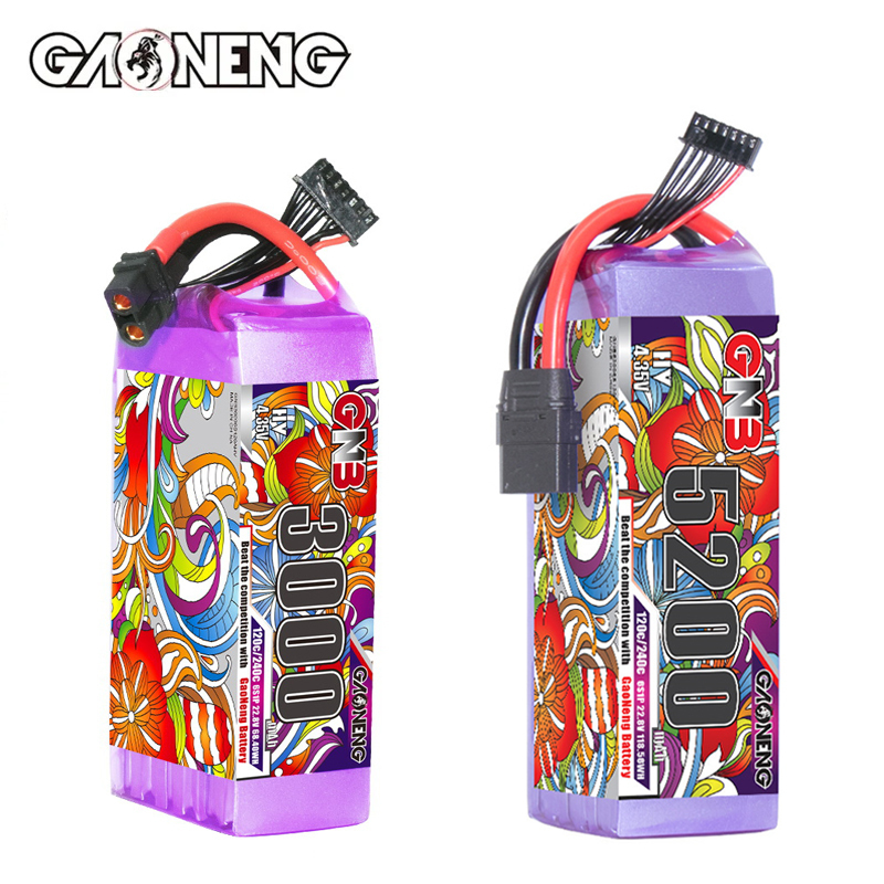 GNB Lipo Battery 6S 22.8V 3000 - Drone Battery Connector 评论和价格